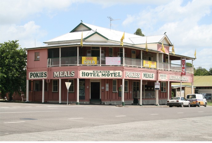 Hotel on the corner of Bligh and James Streets