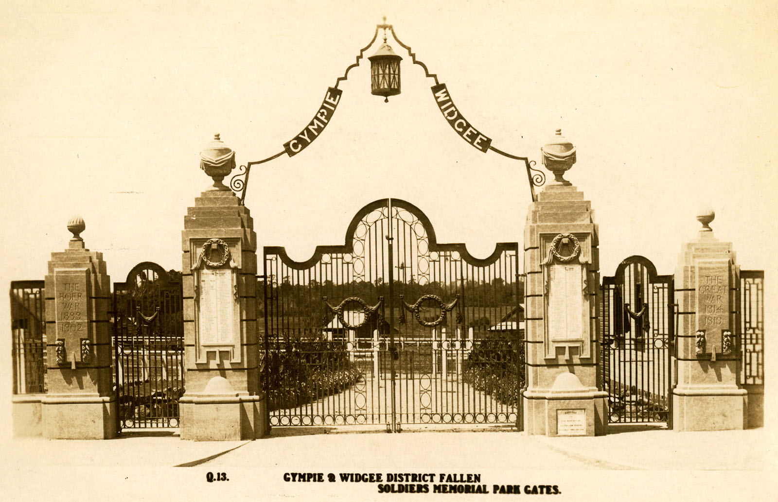 Memorial Park Gates